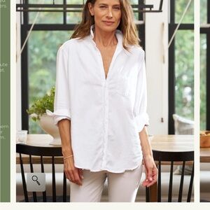 Frank & Eileen EILEEN
Relaxed Button-Up Shirt white XS